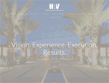 Tablet Screenshot of hrvhotelpartners.com